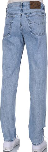 Eagle Blue Jeans - Men Basic Work Color Denim Jeans Straight Leg fit in Saudi Arabia