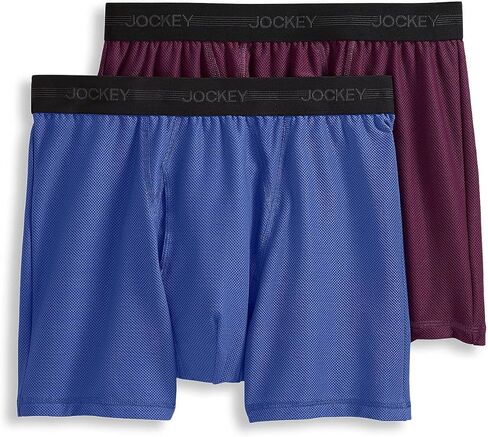 Jockey Men's Underwear Ultimate Freedom Boxer Brief - 2 Pack in Saudi Arabia
