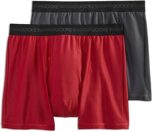 Jockey Men's Underwear Ultimate Freedom Boxer Brief - 2 Pack in Saudi Arabia