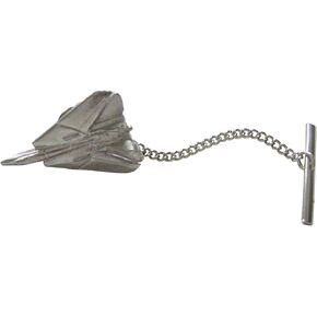 Kiola Designs Silver Toned Tomcat Fighter Plane Tie Tack in Kuwait