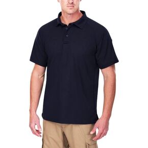 Vertx Men's Coldblack Short Sleeve Polo Shirt, Long Body in Kuwait