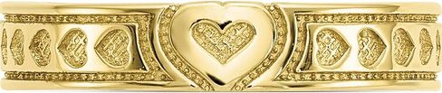 10K Yellow Gold Heart Toe Ring - Jewelry By Sweet Pea in Saudi Arabia