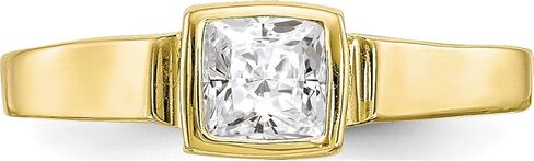 10K Yellow Gold Cz Toe Ring - Jewelry By Sweet Pea in Saudi Arabia