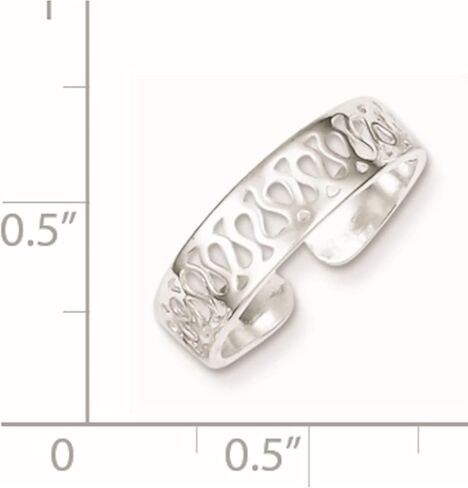Sterling Silver Solid Toe Ring - Jewelry By Sweet Pea in Saudi Arabia