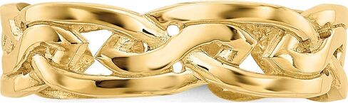 14K Yellow Gold Weave Toe Ring - Jewelry By Sweet Pea in Kuwait