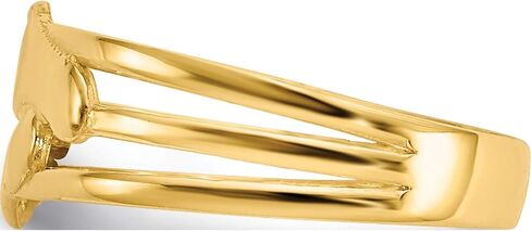 14K Yellow Gold Bare Feet Toe Ring - Jewelry By Sweet Pea in Saudi Arabia