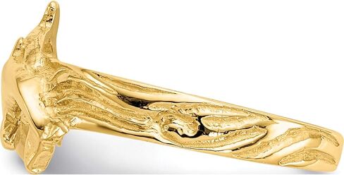 14K Yellow Gold Dolphin Toe Ring - Jewelry By Sweet Pea in Saudi Arabia