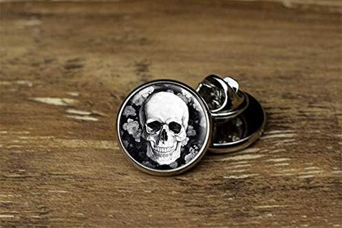 Death Devil Skull Lapel pin, Skull Head Lapel pin, Skull tie tack, Skull Accessories in Kuwait