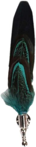 LeJulyeekay Men Vintage Feather Brooch Stick Lapel Pin for Suit Wedding Accessory in Kuwait