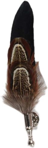 LeJulyeekay Men Vintage Feather Brooch Stick Lapel Pin for Suit Wedding Accessory in Kuwait