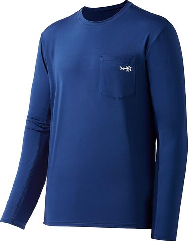 BASSDASH Men’s UPF 50+ Performance Long Sleeve T-Shirt UV Sun Protection Fishing Hiking Sports Shirts in Kuwait