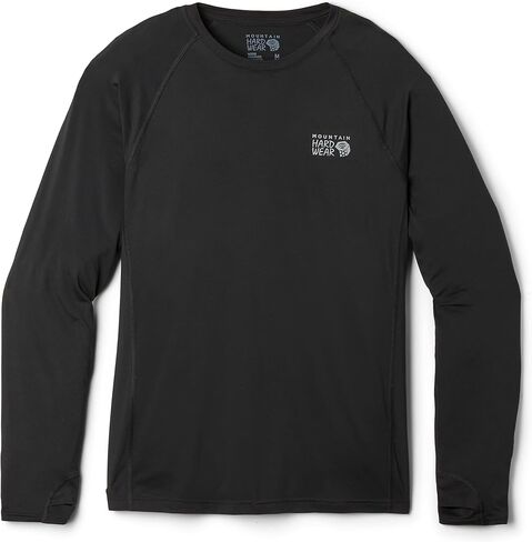 قميص رجالي من Mountain Hardwear بأكمام طويلة من Crater Lake للتنزه سيرًا على الأقدام والتخييم والمغامرات الخارجية والملابس الكاجوال in Kuwait