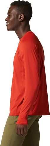 قميص رجالي من Mountain Hardwear بأكمام طويلة من Crater Lake للتنزه سيرًا على الأقدام والتخييم والمغامرات الخارجية والملابس الكاجوال in Kuwait