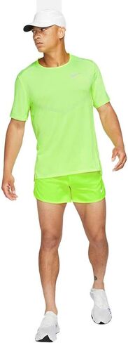 تيشيرت الجري Dri-FIT Rise 365 بأكمام قصيرة من Nike للرجال (فولت/فضي عاكس) مقاس كبير in Kuwait