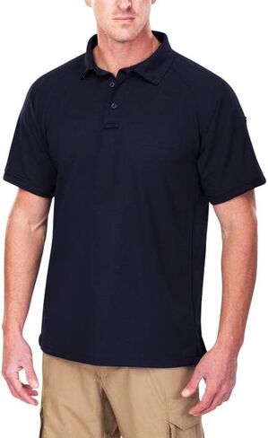 Vertx Men's Coldblack Short Sleeve Polo Shirt, Long Body in Kuwait