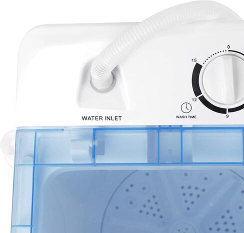 JupiterForce 2 In 1 Portable Mini Compact Twin Tub Washing Machine 17.6 LB Laundry Washer Spinner Combo Machine w/Timer Control, Gravity Drain and Inlet Water Hose for Apartment,Dorms and RV in Kuwait