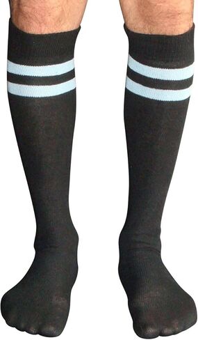 Chrissy's Socks Men's Striped Tube Knee Socks in Saudi Arabia