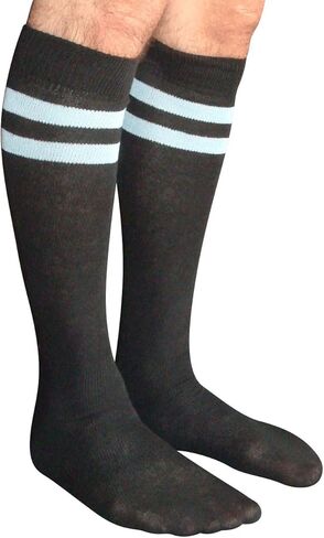 Chrissy's Socks Men's Striped Tube Knee Socks in Saudi Arabia