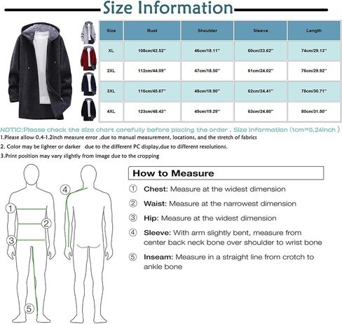 Ymosrh Mens Coats Winter and Men's Fashion Loose Cardigan Warm Lapel Hooded Jacket Sweater Coats Jackets Big Tall in Saudi Arabia