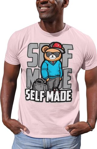 House Of Tees SELF Made - SELF Made Men's Graphic T Shirt Urban Streetwear Retro Hipster Hip-Hop Slang Fashion in Saudi Arabia