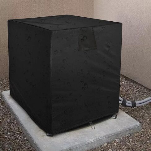 Dolity Central Air Conditioner Cover, Durable Waterproof Breathable, Central AC Unit Covers for Outdoor Protection - 30x30x32inch in Saudi Arabia