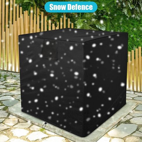 Dolity Central Air Conditioner Cover, Durable Waterproof Breathable, Central AC Unit Covers for Outdoor Protection - 30x30x32inch in Saudi Arabia