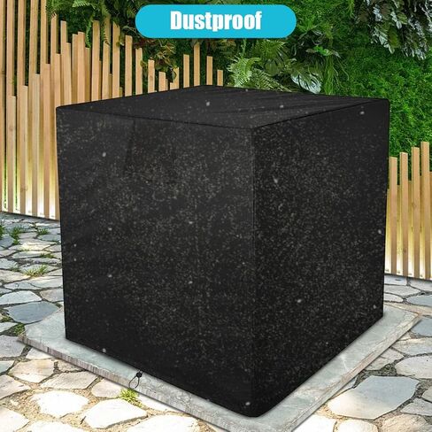 Dolity Central Air Conditioner Cover, Durable Waterproof Breathable, Central AC Unit Covers for Outdoor Protection - 30x30x32inch in Saudi Arabia