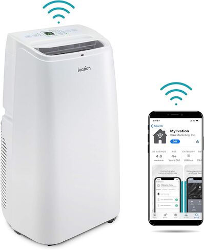 Ivation Replacement Exhaust Hose for IVAPACWIFI8K, IVAPACWIFI10K, IVAPACWIFI12K and IVAPACWIFI13K Wi-Fi Portable Air Conditioner in Saudi Arabia