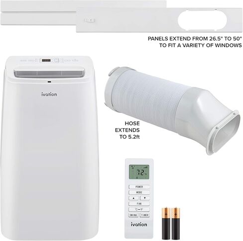 Ivation Replacement Exhaust Hose for IVAPACWIFI8K, IVAPACWIFI10K, IVAPACWIFI12K and IVAPACWIFI13K Wi-Fi Portable Air Conditioner in Saudi Arabia