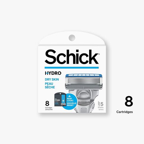 Schick Hydro 5 Sense Hydrate Razor Refills for Men, 8 Count (Pack of 1) in Saudi Arabia