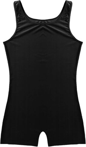 XUNZOO Men's One Piece Stretchy Bodywear Sleeveless Tank Vest Leotard Workout Biketard Bodysuit in Kuwait