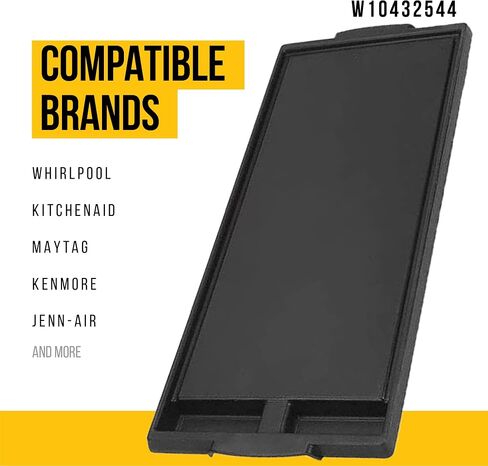 شواية ألومنيوم مصبوب W10432544 مطورة - أجزاء فرن ميتاج ويرلبول المتوافقة مع KitchenAid - تحل محل AP5809772 3449110 PS9494601 - مصنوعة من مواد متينة - حل سريع وسهل DIY in Saudi Arabia
