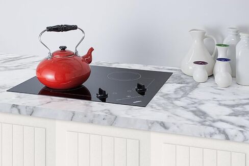 Summit CR2B121 115V 2-Burner 21" Radiant Cooktop For Portrait or Landscape Installation In 20" x 16" Cutouts, Black in Saudi Arabia