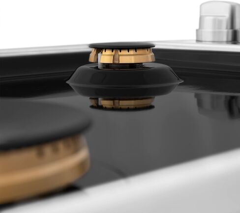 ZLINE 30 in. Dropin Cooktop with 4 Gas Brass Burners and Black Porcelain Top (RC-BR-30-PBT) in Saudi Arabia