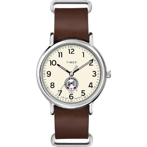 Men's NHL Weekender 40mm Quartz Leather Strap