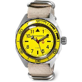 VOSTOK | Men’s Komandirskie K-65 Automatic Self-Winding Russian Military Style Diver Watch | WR 200 m | Model 650859 in Kuwait