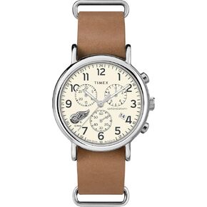 Men's NHL Weekender Chrono 40mm Quartz Leather Strap in Kuwait