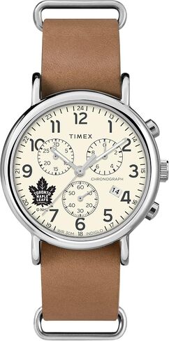 Men's NHL Weekender Chrono 40mm Quartz Leather Strap in Kuwait