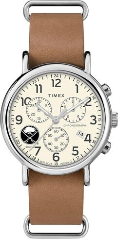 Men's NHL Weekender Chrono 40mm Quartz Leather Strap in Kuwait