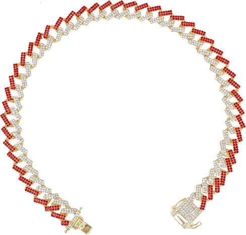 Ice on Blast! Bling'ed Out Hip Hop Rolly Looks w/Ice on Watch & Jewelry -Your Choice of Matching Zig Zag Bling'ed Out Necklace Set or Necklace & Bracelet Set - ZZ Sets in Kuwait