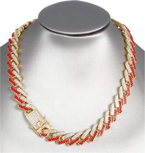 Ice on Blast! Bling'ed Out Hip Hop Rolly Looks w/Ice on Watch & Jewelry -Your Choice of Matching Zig Zag Bling'ed Out Necklace Set or Necklace & Bracelet Set - ZZ Sets in Kuwait