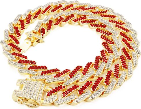 Ice on Blast! Bling'ed Out Hip Hop Rolly Looks w/Ice on Watch & Jewelry -Your Choice of Matching Zig Zag Bling'ed Out Necklace Set or Necklace & Bracelet Set - ZZ Sets in Kuwait