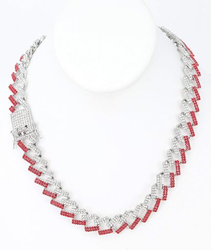 Ice on Blast! Bling'ed Out Hip Hop Rolly Looks w/Ice on Watch & Jewelry -Your Choice of Matching Zig Zag Bling'ed Out Necklace Set or Necklace & Bracelet Set - ZZ Sets in Kuwait