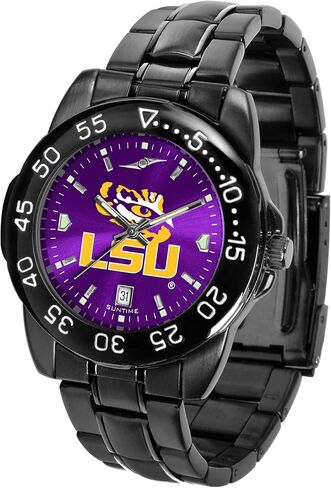 Sun Time Men's Fantom Sport Collegiate Team Watch Black with Shiny Anochrome Dial in Kuwait