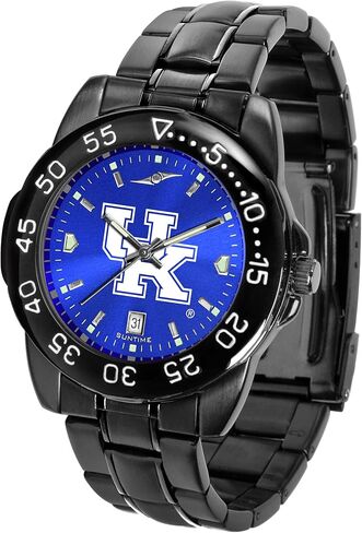 Sun Time Men's Fantom Sport Collegiate Team Watch Black with Shiny Anochrome Dial in Kuwait