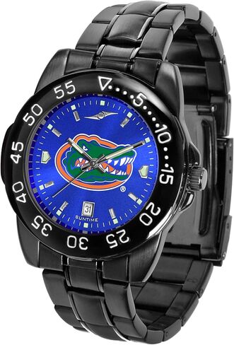 Sun Time Men's Fantom Sport Collegiate Team Watch Black with Shiny Anochrome Dial in Kuwait