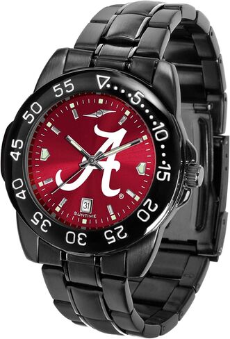 Sun Time Men's Fantom Sport Collegiate Team Watch Black with Shiny Anochrome Dial in Kuwait