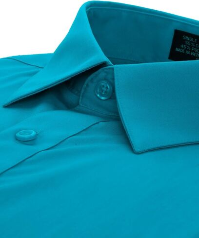 Marquis Slim Fit Dress Shirt - Carribean Blue,X-Large 17-17.5 Neck 34/35 Sleeve in Saudi Arabia