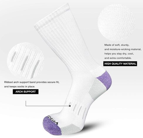 جوارب عمل معززة للتحكم في الرطوبة للرجال من AKOENY (3 أزواج) in Kuwait