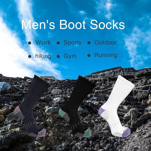 جوارب عمل معززة للتحكم في الرطوبة للرجال من AKOENY (3 أزواج) in Kuwait